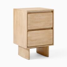 Online Designer Bedroom Anton Solid Wood Closed Nightstand