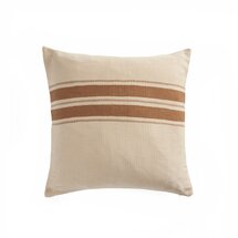 Online Designer Bedroom Handwoven Merido Pillow - Beige