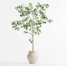 Online Designer Bedroom Potted Faux Ginkgo Tree 8'