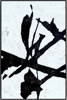 Online Designer Living Room Black and White Abstract Painting