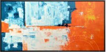 Online Designer Bedroom Abstract Acrylic Painting