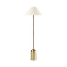 Online Designer Bedroom Markham Brass Floor Lamp