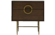 Online Designer Bedroom Eatmon Acacia 2 Drawer Nightstand