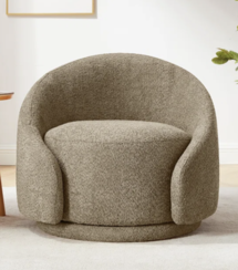Online Designer Home/Small Office Frieson Upholstered Swivel Armchair