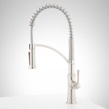 Online Designer Kitchen Beasley 1.8 GPM Single Hole Pre Rinse Pull Down Kitchen Faucet