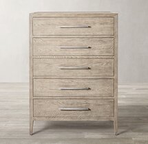 Online Designer Bedroom FRENCH CONTEMPORARY 5-DRAWER NARROW DRESSER