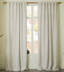 Online Designer Living Room Belgian Flax Linen Curtain