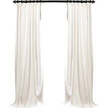 Online Designer Bedroom Bryce 100% Cotton Solid Blackout Thermal Rod Pocket Single Curtain Panel