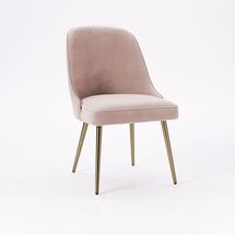 Online Designer Combined Living/Dining Mid-Century Upholstered Dining Chair