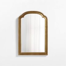 Online Designer Bathroom Brookhaven Brass Metal Vanity Wall Mirror