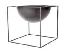 Online Designer Living Room Metal Planter - Black Small