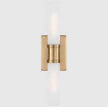 Online Designer Bathroom Keaton Medium Two Light Wall / Bath