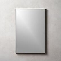 Online Designer Bathroom INFINITY BLACK RECTANGLE MIRROR 24"X36"