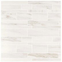 Online Designer Bathroom DreamStone Dolomite Snow Railroad Matte Porcelain Mosaic