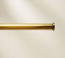 Online Designer Living Room PB Standard Endcap Finial, Set of 2 - Brass Finish