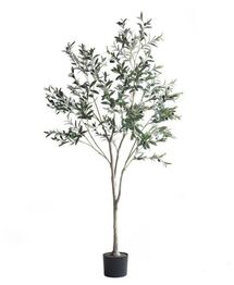 Online Designer Patio 6'' Faux Olive Tree Tree in Pot