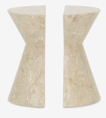 Online Designer Home/Small Office Lucca Marble Bookends (Set Of 2)