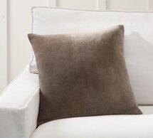 Online Designer Combined Living/Dining Everywhere Velvet Pillow Cover