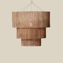 Online Designer Bedroom 3 Tier Jute Chandelier
