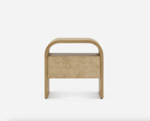 Online Designer Bedroom  Crescent 1-Drawer Nightstand