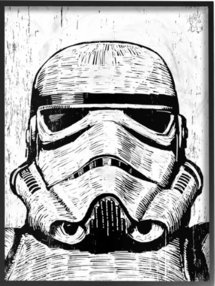Online Designer Bedroom Star wars wall art