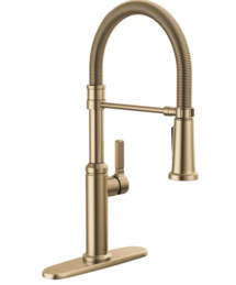 Online Designer Kitchen 18829-CZ-DST Rhett Pro Commercial Kitchen Faucet, Pull Down Sprayer Kitchen Sink Faucet