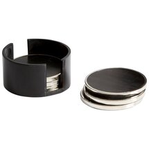 Online Designer Bedroom Jameson 7 Piece Coaster Set with Holder