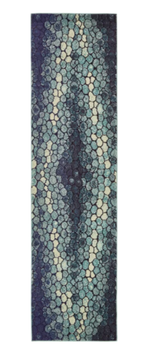 Online Designer Hallway/Entry Sutton Place Blue Area Rug