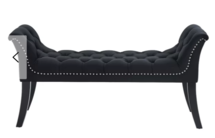 Online Designer Hallway/Entry Melendy Velvet Tufted Stud Bench