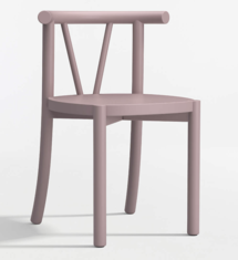 Online Designer Other Set of 2 Classic Violet Purple Wood Kids Play Chair