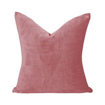 Online Designer Bedroom Velvet Throw Square Pillow Cover (Set of 2)