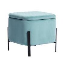 Online Designer Living Room Herren 18.9" Tufted Square Standard Ottoman with Storage