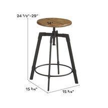 Online Designer Kitchen Artemis Adjustable Stool