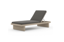 Online Designer Patio Leroy Outdoor Chaise - Washed Brown
