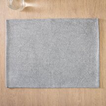 Online Designer Dining Room Textured Canvas Cotton Placemat Set of 4