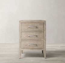 Online Designer Bedroom FRENCH CONTEMPORARY CLOSED NIGHTSTAND