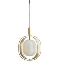 Online Designer Bathroom PEARL brass hanging lamp