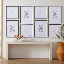 Online Designer Combined Living/Dining The Long Hallway Classic Gallery Frames Set (Set of 8)
