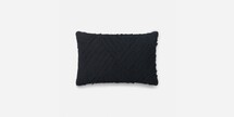 Online Designer Combined Living/Dining Black Pillow