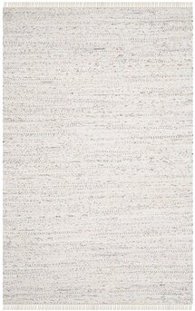 Online Designer Bedroom Penrock Way Handwoven Cotton White Area Rug