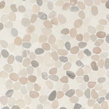Online Designer Bathroom Nature Round Lombok Beige Pebble Honed Mosaic Tile