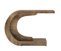 Online Designer Hallway/Entry 43" Console Table, C-Shaped Modern Accent Table Hallway Table