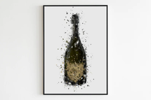 Online Designer Other Champagne Bottle | Alcohol | Liquor | Drink | Pub | Bar | Restaurant | Club | Wall Art | Poster | Print 0065