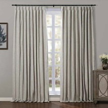 Online Designer Bedroom Jawara Luxury Linen Cotton Curtain Pleated