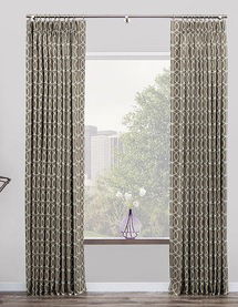 Online Designer Bedroom Tailored Pleat Drapery