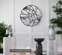 Online Designer Other RUE BLACK MARBLE SIDE TABLE