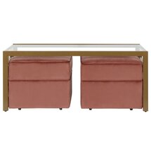 Online Designer Living Room Juliette Sled Coffee Table with Storage