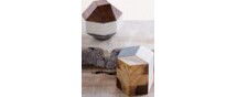 Online Designer Bedroom Marble & Wood Geometric Object