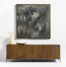 Online Designer Bedroom "Lava Rock" by Ruby 55" x 55" Framed Wall Art Print