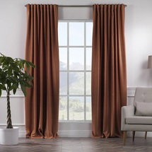 Online Designer Bedroom Decorative Room Darkening Curtain Panels (Set of 2)
